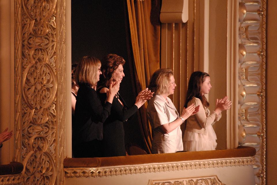 Sophia Loren attends a charity concert at Tbilisi Opera geotv.ge